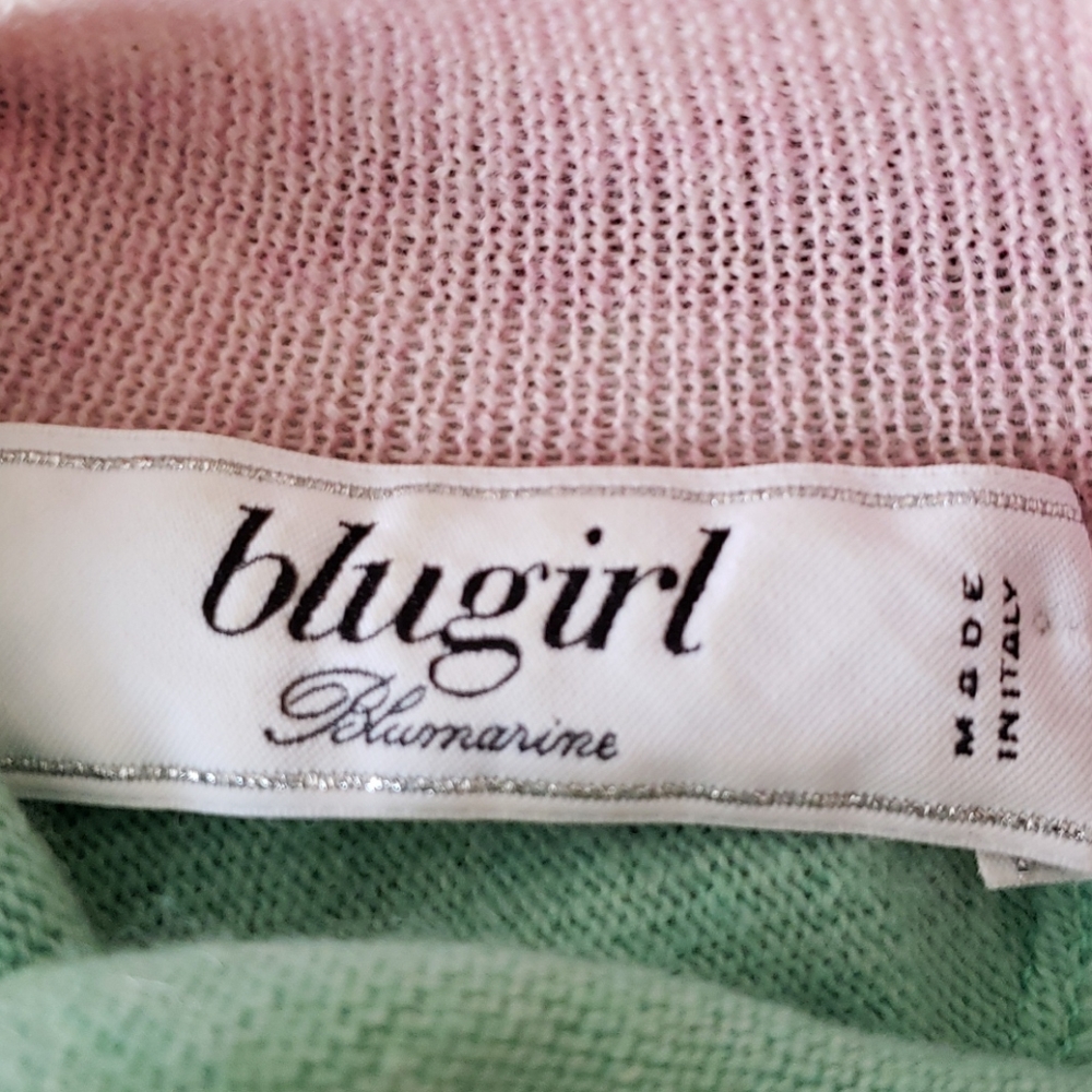 Blumarine turquoise cashmere/wool sweater - Picture 6 of 13